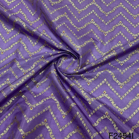 Silk Brocade Fabric-F2454